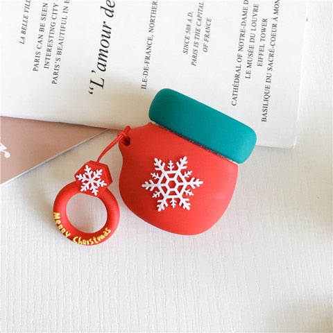 For airpods case Fundas For Airpods 2 case cover cute 3D Wireless Bluetooth Headphones Protective Cover Silicone Earphone Case